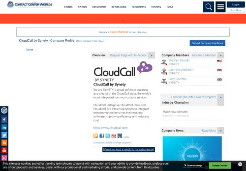 
                            11. CloudCall by Synety | ContactCenterWorld.com
