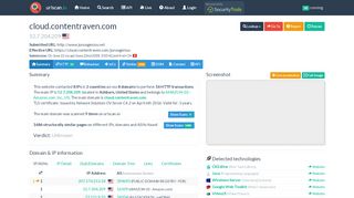 
                            11. cloud.contentraven.com 52.7.204.209 - urlscan.io