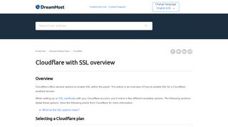 
                            7. Cloudflare with SSL overview – DreamHost