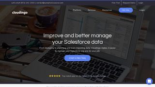 
                            10. Cloudingo - Salesforce Data Cleansing and Management Tool