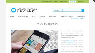 
                            9. CloudLibrary – GVPL.ca