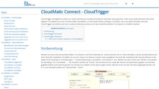 
                            5. CloudMatic Connect - CloudTrigger – EASY Knowledge Base