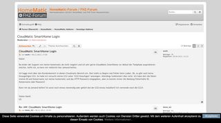 
                            8. CloudMatic SmartHome Login - HomeMatic-Forum / FHZ-Forum