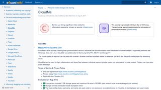 
                            4. CloudMe - Cloud Guide - Eduuni-wiki