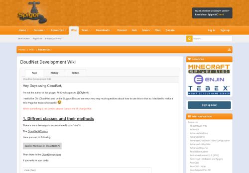 
                            11. CloudNet Development Wiki | SpigotMC - High Performance Minecraft