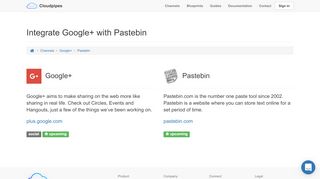 
                            6. Cloudpipes › Integrate Google+ with Pastebin