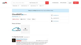 
                            4. CloudSAFE - Data Recovery - 24700 Northwestern Hwy, Southfield ...