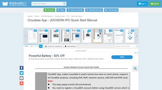 
                            10. Cloudsee App - Jovision IPC Quick Start Manual [Page 12]