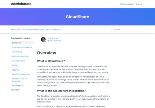 
                            8. CloudShare – Administrate