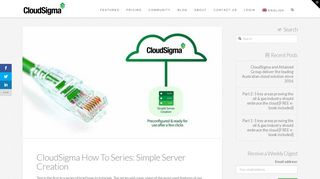 
                            8. CloudSigma How To Series: Simple Server Creation | CloudSigma