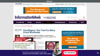 
                            11. CloudSigma: One Tool For Many Cloud Workloads - InformationWeek