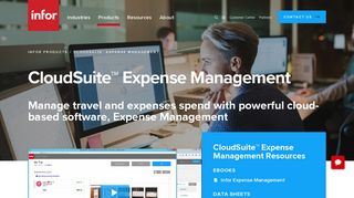 
                            2. CloudSuite Expense Management - Infor