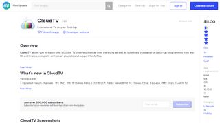 
                            13. CloudTV 3.9.8 free download for Mac | MacUpdate