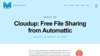 
                            13. Cloudup: Free File Sharing from Automattic – MacManX.com