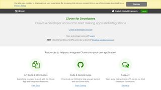 
                            4. Clover for Developers | Clover for Developers | www.eu.clover.com