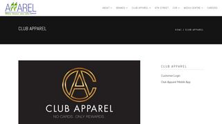 
                            11. Club Apparel – Apparel Group