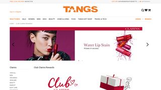 
                            13. Club Clarins Rewards - Tangs