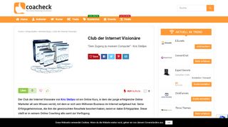
                            1. ▷ Club der Internet Visionäre ? • 2019 • Alle Infos, Kosten ... - Coacheck