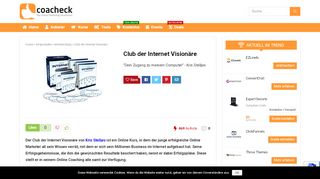 
                            1. ▷ Club der Internet Visionäre ? • 2019 • Alle Infos, Kosten ...