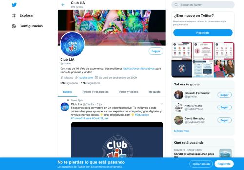 
                            2. Club LIA (@Clublia) | Twitter