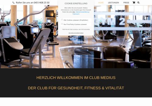
                            4. Club Medius | Fitnessstudio Lübeck | Startseite