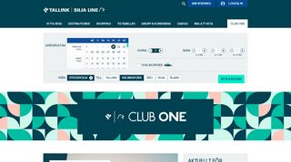
                            1. Club One - bonuspoäng & erbjudanden - Tallink & Silja Line