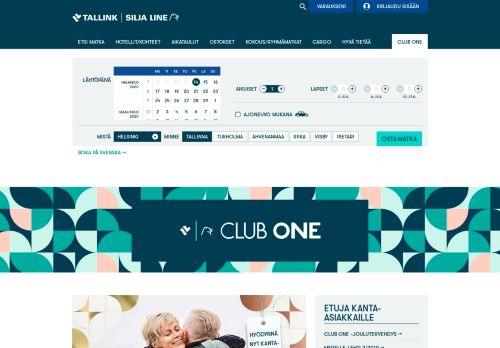 
                            1. Club One -kanta-asiakasohjelma - Tallink & Silja Line
