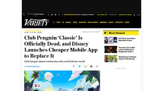 
                            13. Club Penguin Island: Disney Launches Game App for $4.99 per Month ...