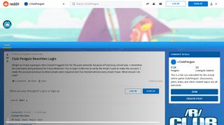 
                            11. Club Penguin Rewritten Login : ClubPenguin - Reddit