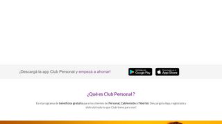 
                            10. Club Personal. Beneficios para clientes de Cablevisión, Fibertel ...