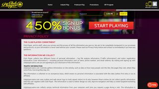 
                            6. Club Player Casino - Online Casino – ClubPlayer Casino – Privacy ...