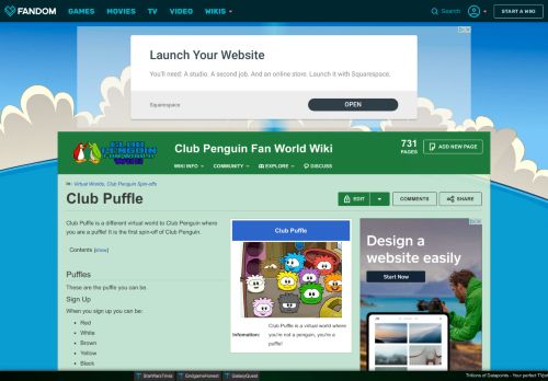 
                            2. Club Puffle | Club Penguin Fan World Wiki | FANDOM powered by Wikia