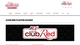 
                            5. Club Red Player Access | Nisqually Red Wind Casino