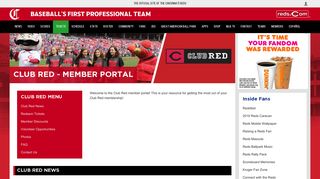 
                            12. Club Red Portal | Cincinnati Reds - MLB.com