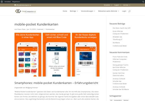 
                            10. ClubComputer – mobile-pocket Kundenkarten