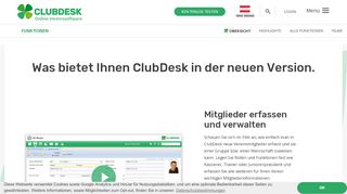 
                            4. ClubDesk Vereinsverwaltung: Mitglieder, Termine, Emails, Dokumente ...