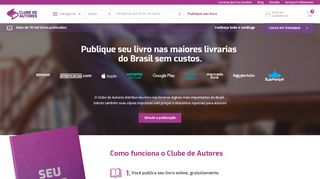 
                            2. Clube de Autores: Publique e venda seus próprios livros