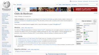 
                            5. Clube do Hardware – Wikipédia, a enciclopédia livre
