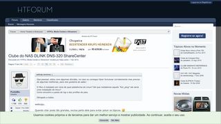 
                            7. Clube do NAS DLINK DNS-320 ShareCenter | Página 73 | HT Forum