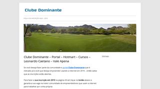 
                            10. Clube Dominante – Portal – Hotmart – Cursos – Leonardo Caetano ...