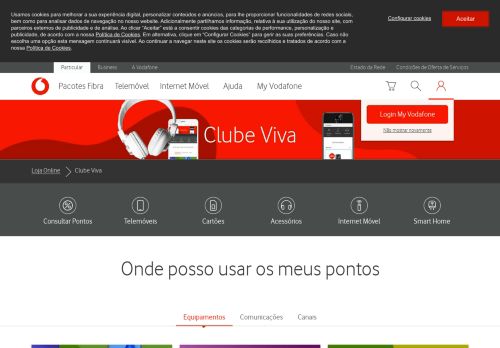 
                            4. Clube Viva - Loja Online Vodafone