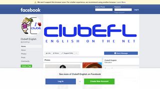 
                            3. Clubefl English - Home | Facebook