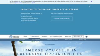 
                            12. Clubmember Overview | Diners Club International