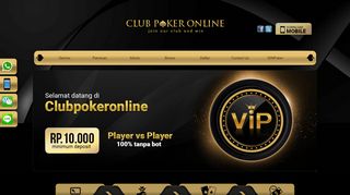 
                            1. Clubpokeronline - Situs Agen Judi Domino QQ Poker Online Terpercaya