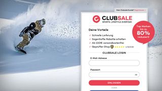 
                            1. CLUBSALE Shopping Club | Streetwear, Action Sports uvm