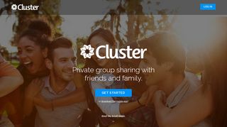 
                            9. Cluster - Private group sharing with friends and family.