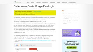 
                            13. CM Answers Guide: Google plus Login - CreativeMinds