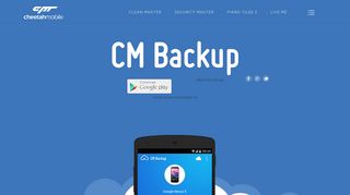 
                            3. CM Backup - Cheetah Mobile