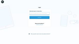 
                            7. CM Platform - Login voor je account