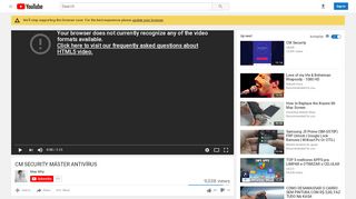 
                            8. CM SECURITY MÁSTER ANTIVÍRUS - YouTube